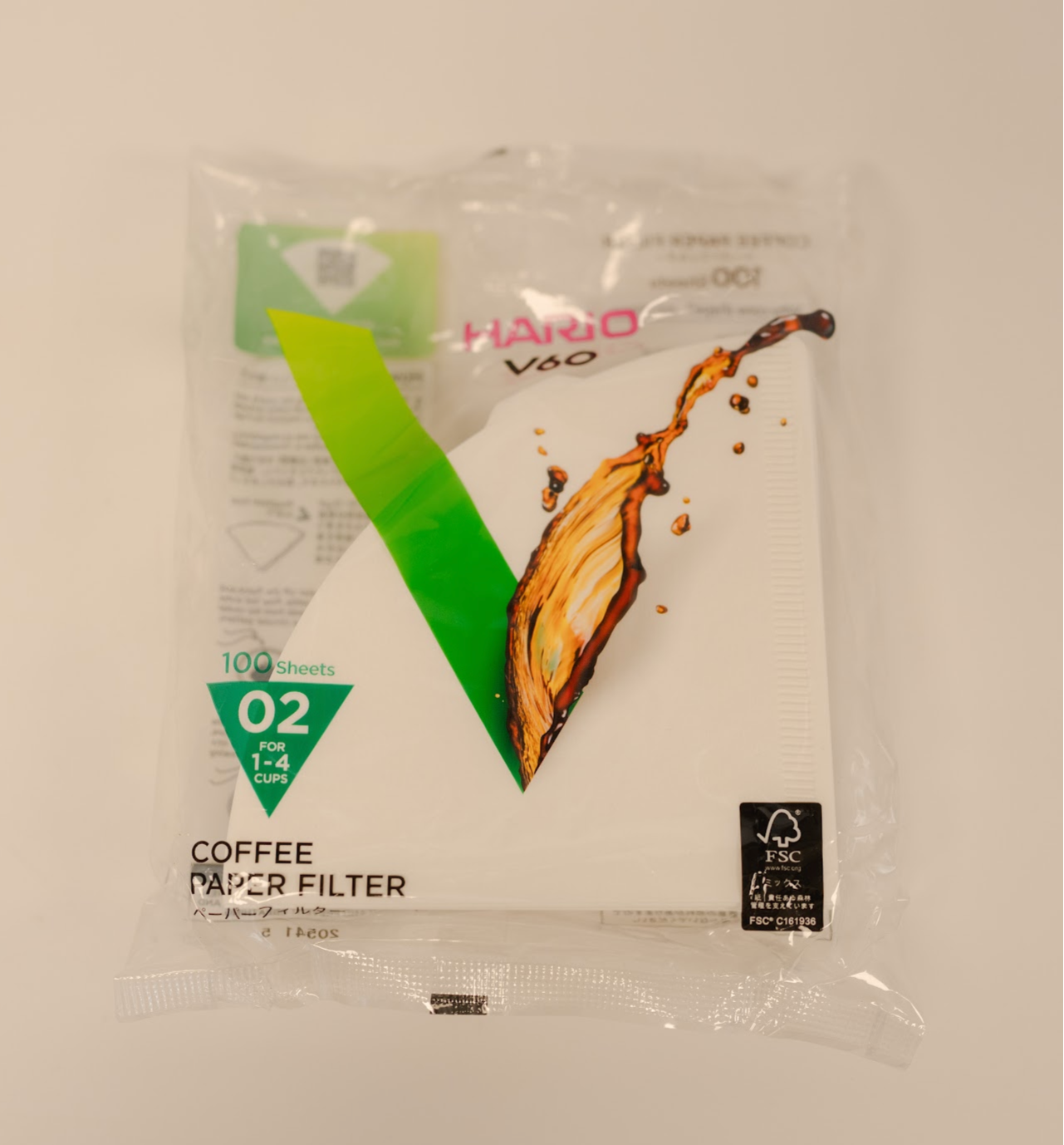 Hario V60 Filter Papers - 100 Pack